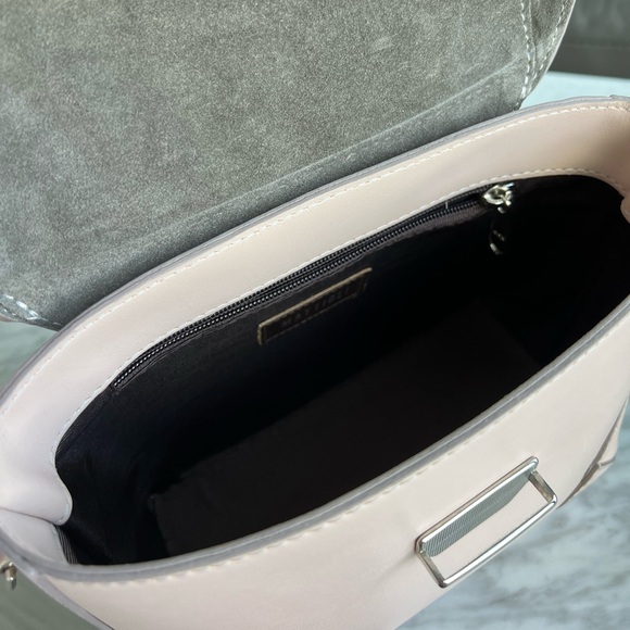 Mattioli pink beige taupe crossbody purse bag - Picture 10 of 16